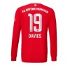 Herren Fußballbekleidung Bayern Munich Alphonso Davies #19 Heimtrikot 2022-23 Langarm